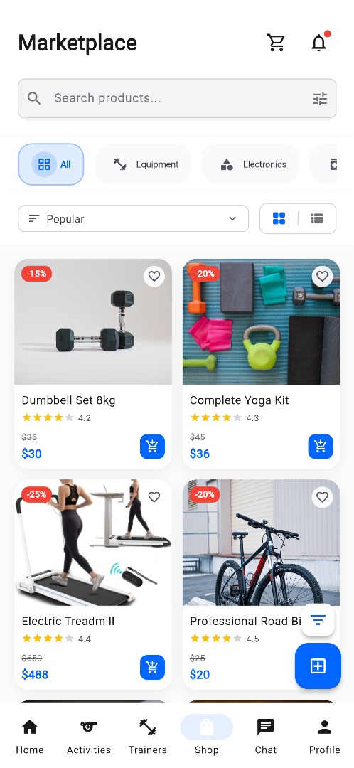 Shop Sports Equipment